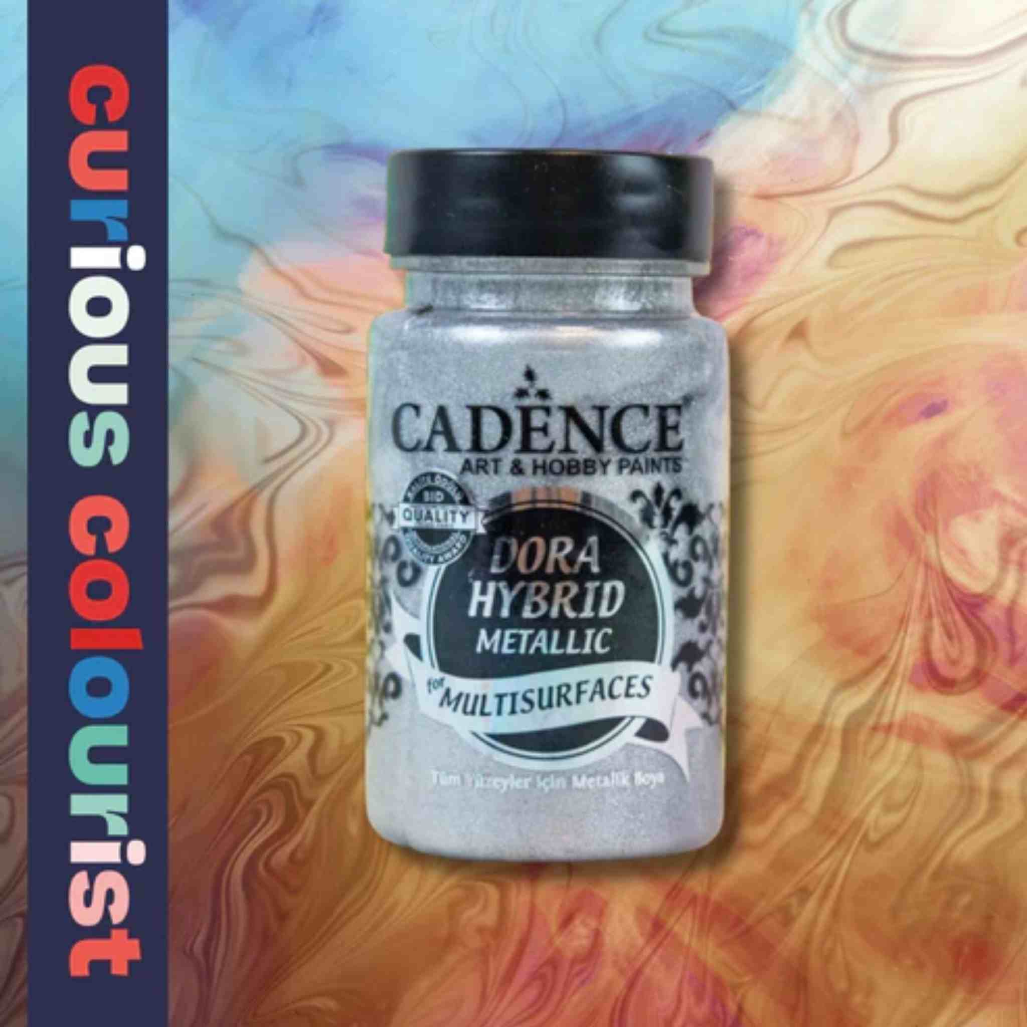 Silver Two tone metallic leather paint from Cadence that will give your leather craft projects a glitter and shine personalise your leather shoes or bags.