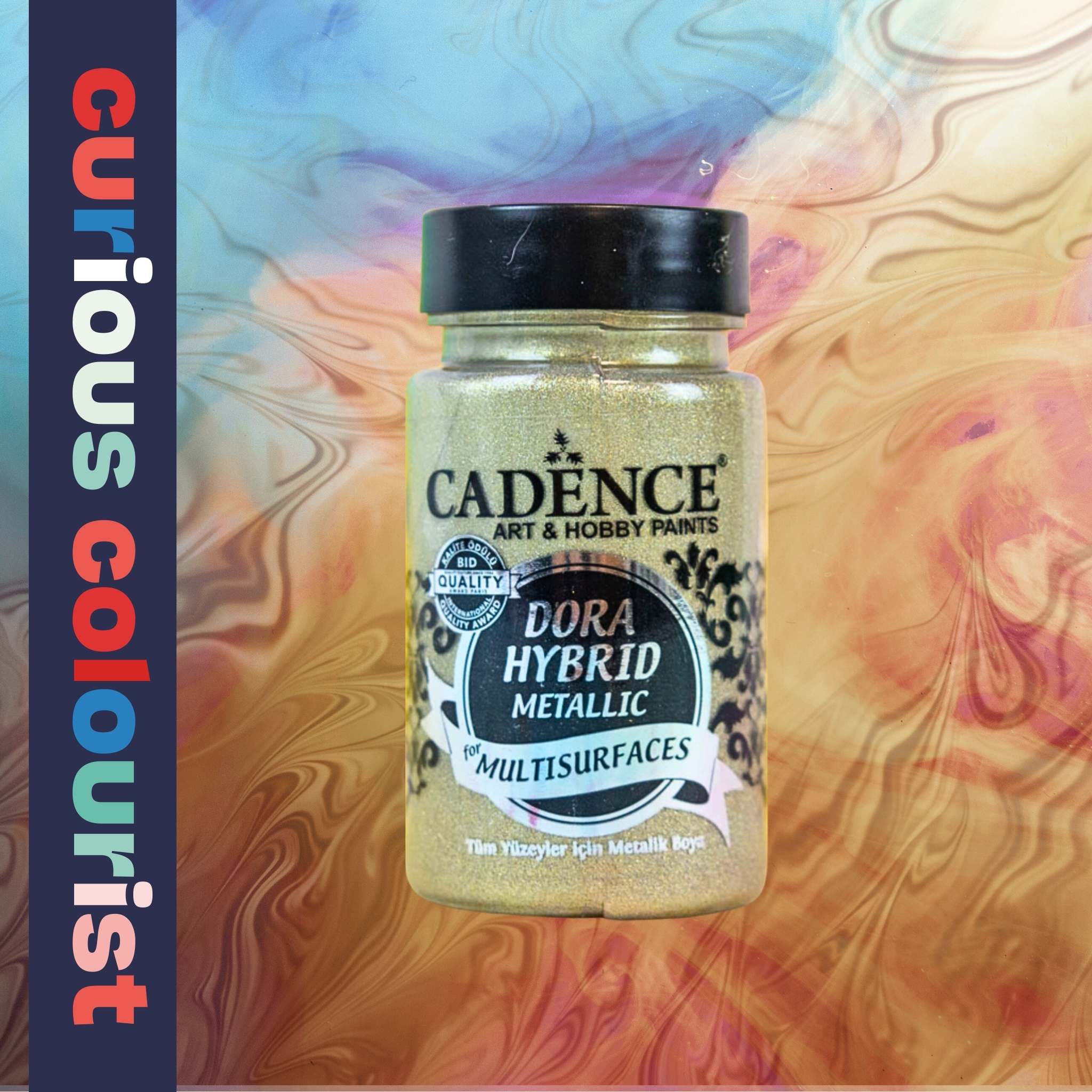 Platinum Two tone metallic paint from Cadence that will give your leather craft projects a glitter and shine - use to as paint effects, re-colour or personalise your leather shoes or bags.