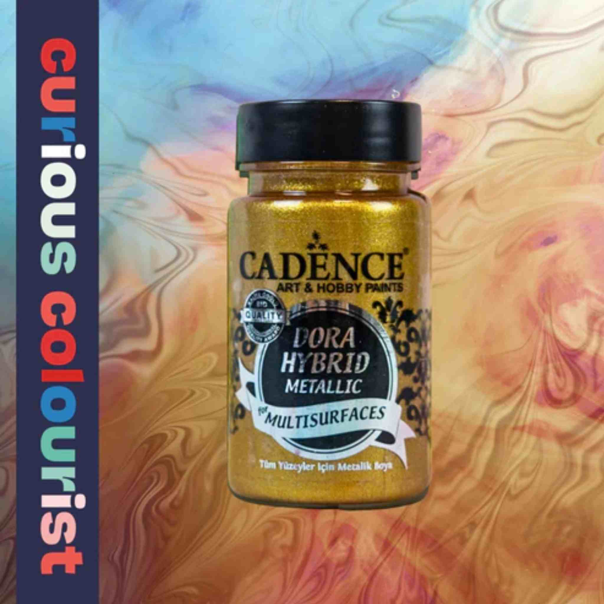 Antique Gold Two tone metallic leather paint from Cadence that will give your leather craft projects a glitter and shine - paint effects, re-colour or personalise your leather shoes or bags.