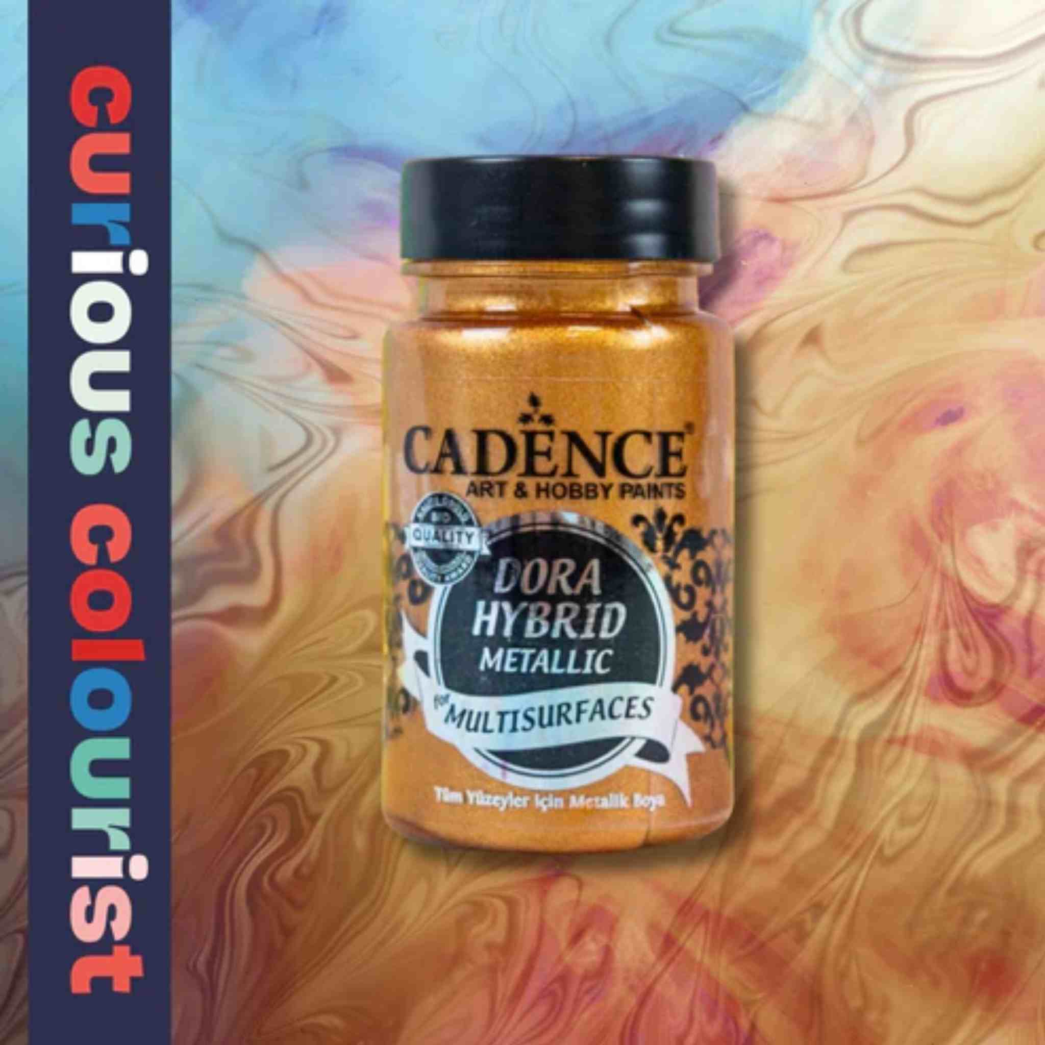 Bronze Two tone metallic leather paint from Cadence that will give your leather craft projects a glitter and shine - paint effects, re-colour or personalise your leather shoes or bags.