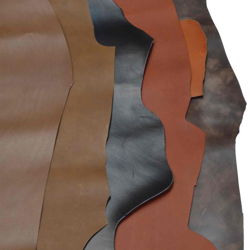 Load image into Gallery viewer, Firm Calf Piece approx. 5 sq ft from Identity Leathercraft
