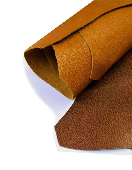 Pebble Grain Firm Calf Piece approx. 5sf from Identity Leathercraft