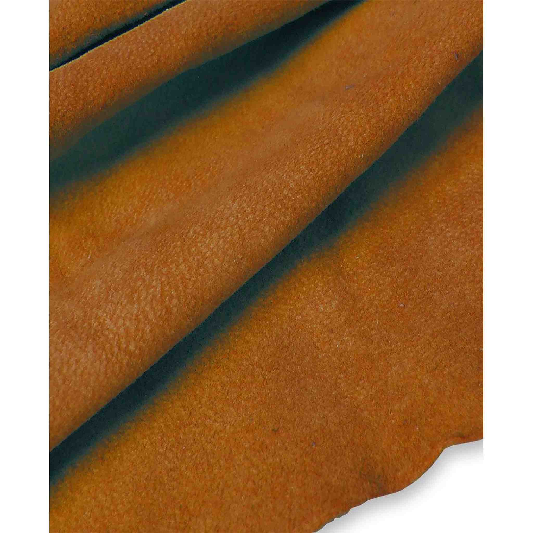 Cognac Lightweight Pig Suede from Identity Leathercraft