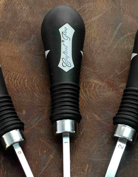 Craftool Pro Fine Edge Bevellers from Identity Leathercraft