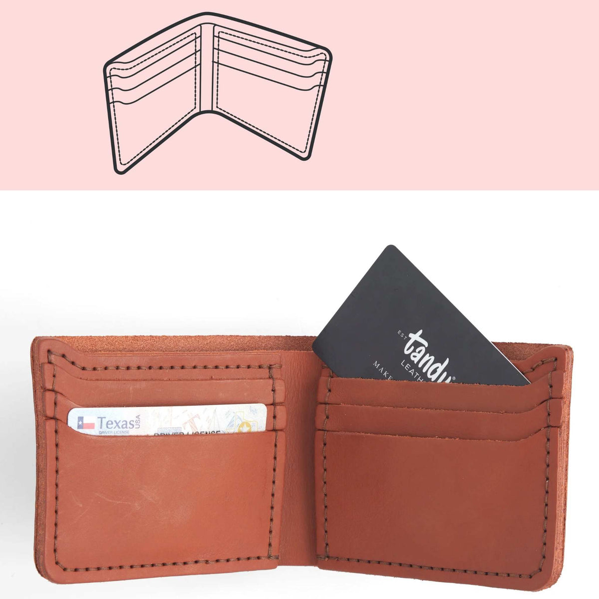 Bifold Wallet Paper Pattern | identityleathercraft