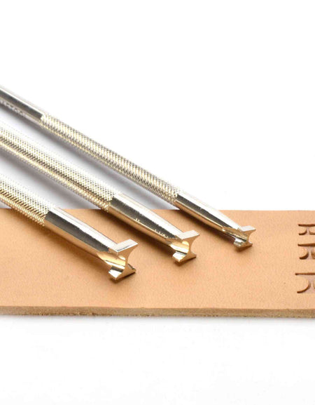 Border Stamp (dovetailed meander) from Identity Leathercraft