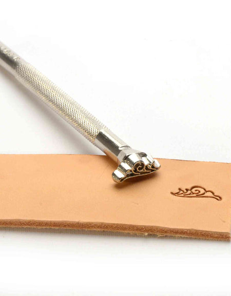 Ornate Scroll Embossing Stamp from Identity Leathercraft