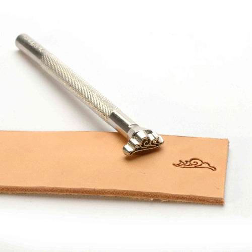 Load image into Gallery viewer, Ornate Scroll Embossing Stamp from Identity Leathercraft
