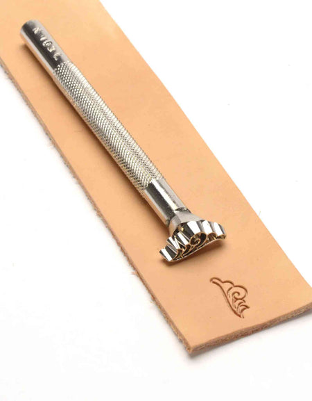 Ornate Scroll Embossing Stamp from Identity Leathercraft