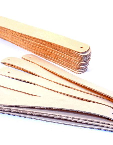 Economy Veg Tan Leather Wristband from Identity Leathercraft