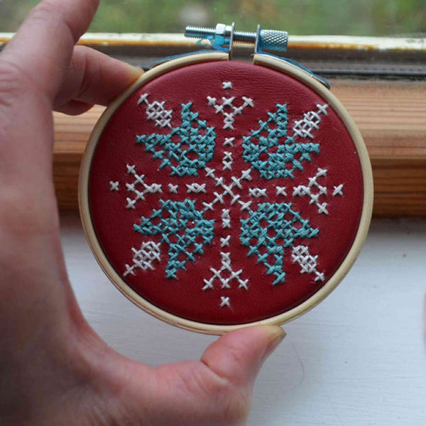 Leather Embroidery Kit Size