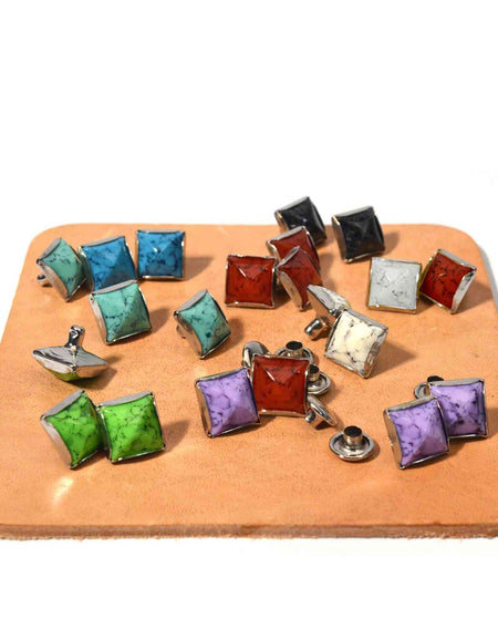 Stone Pyramid Rivets from Identity Leathercraft