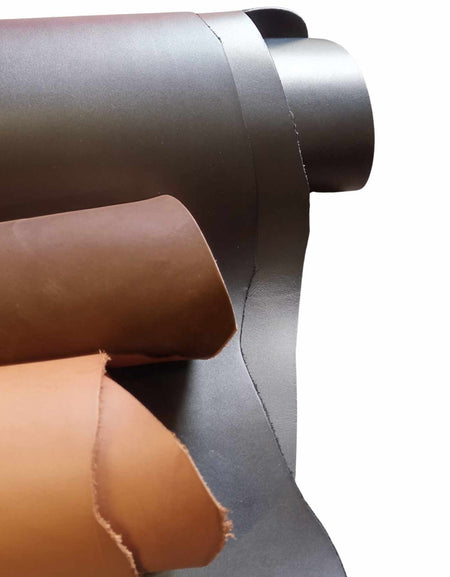 Firm Calf leather sustainably sourced piece 6-7sf from Identity Leathercraft