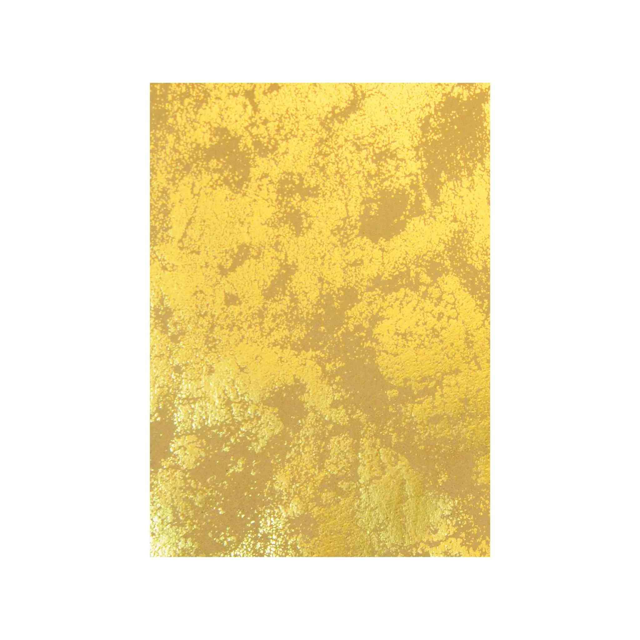 Swatch to show Expressions Metallic Gold leather ideal for machine sewing garments, applique, purses and more