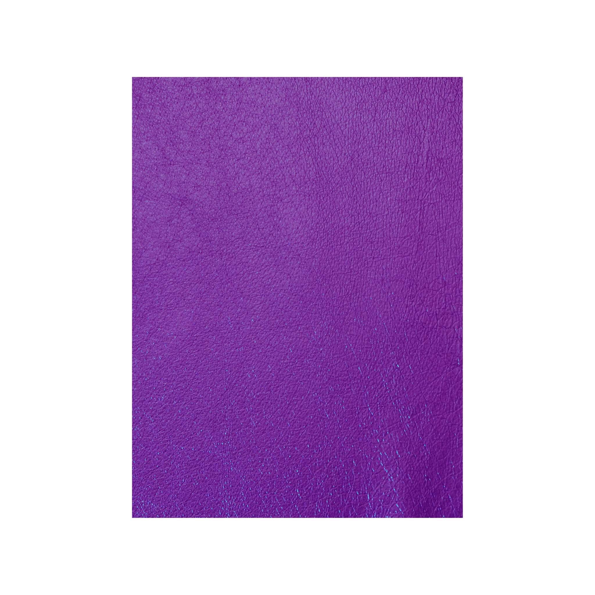 Purple Amethyst Metallic Foil Leather for machine sewing garments, cushions, applique, and more