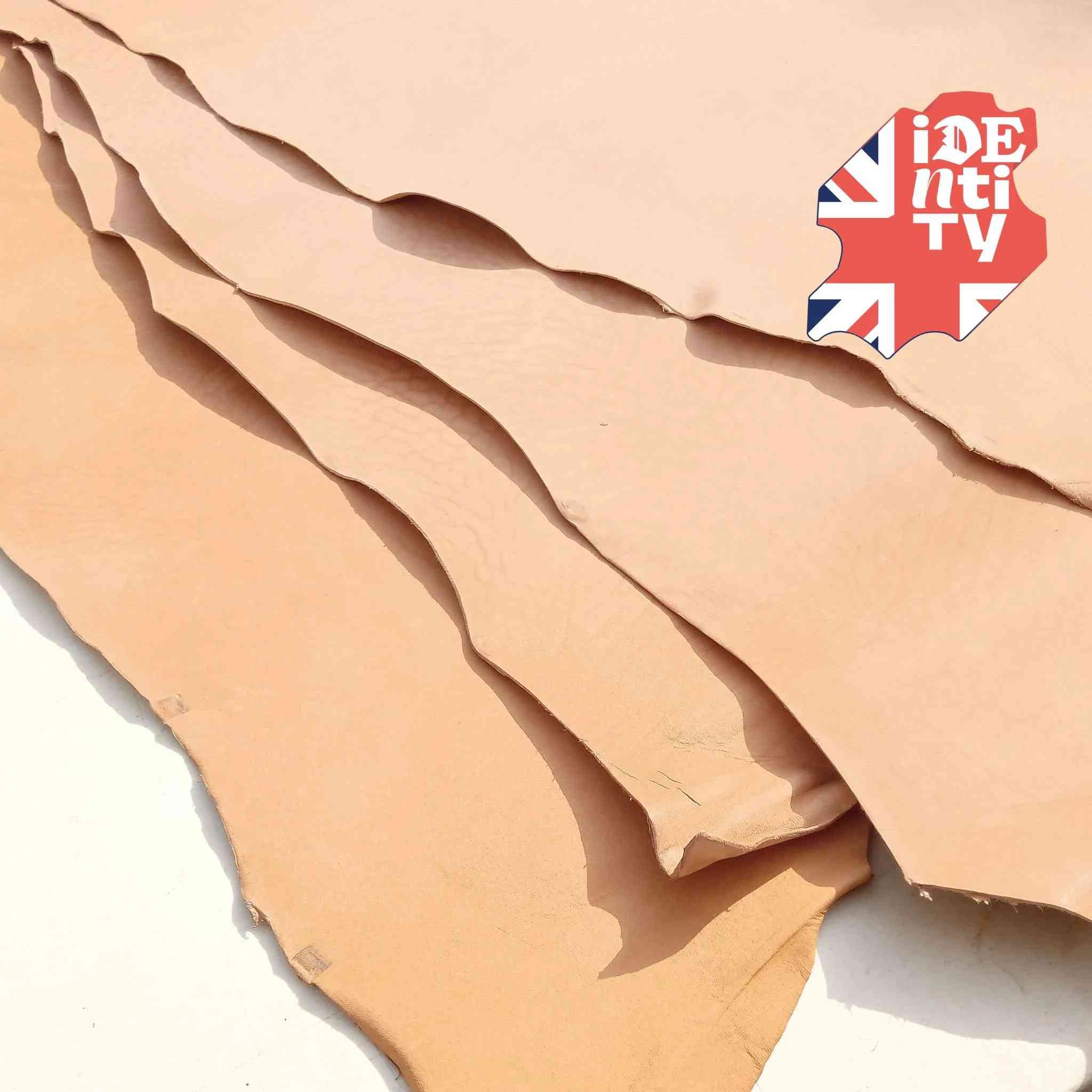 Bargain Large UK made veg tanned leather suitable for bag making, pouches, arm guards, armour, sheaths and more