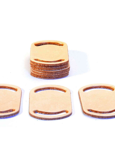 Premium Veg Tan Leather Traditional Woggle from Identity Leathercraft