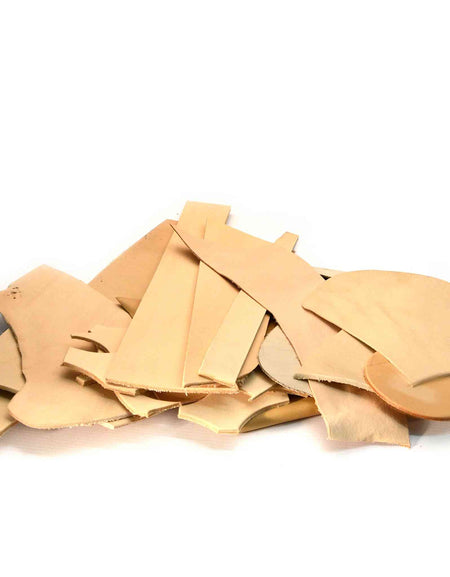 Natural Vegetable Tanned Pieces from Identity Leathercraft