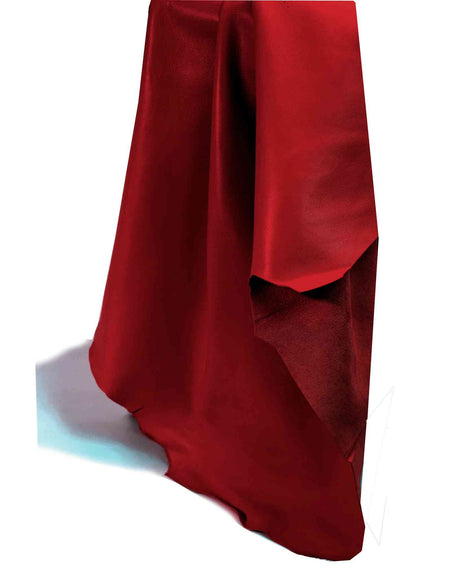 Dark Red Lamb Clothing Leather from Identity Leathercraft