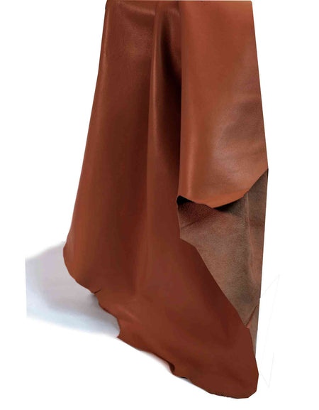 Cognac Lamb Clothing Leather from Identity Leathercraft