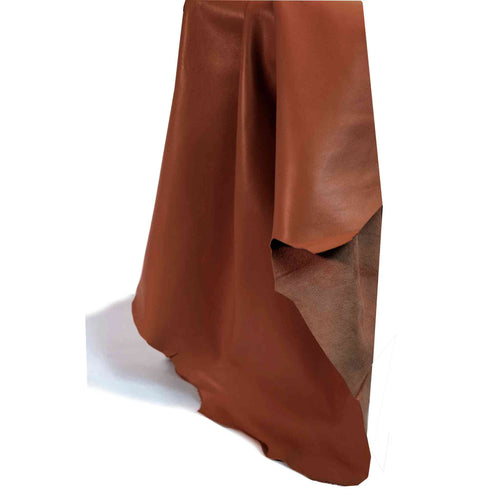 Load image into Gallery viewer, Cognac Lamb Clothing Leather from Identity Leathercraft
