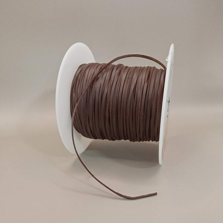 Brown Kangaroo Leather lace sold by the metre - super strong premium quality, genuine leather, for braiding, whip stitch, falconry.