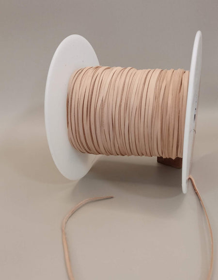 Natural Kangaroo Leather lace sold by the metre - super strong premium quality, genuine leather, for braiding, whip stitch, falconry.