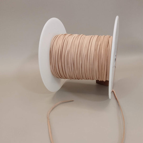 Natural Kangaroo Leather lace sold by the metre - super strong premium quality, genuine leather, for braiding, whip stitch, falconry.