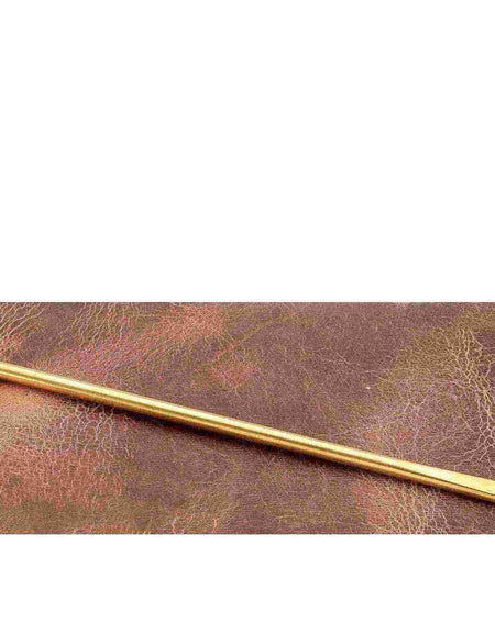 Solid brass super long needle for lacing leather thonging around deep and awkward areas in leathercraft