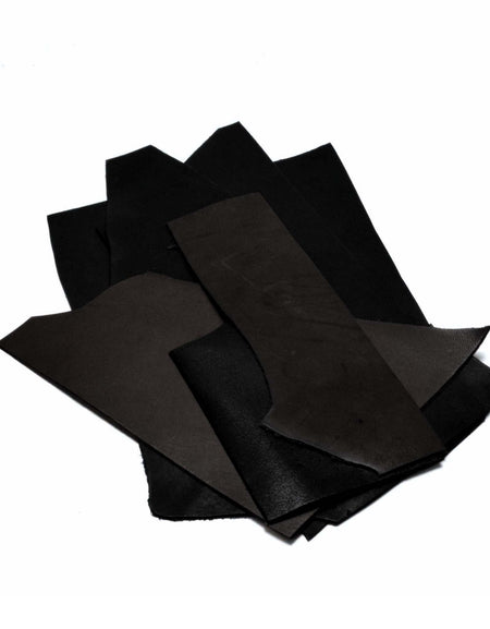 Black kangaroo leather, extremely tough, ideal for falconry anklets and hoods, watch straps, wallets and keyrings