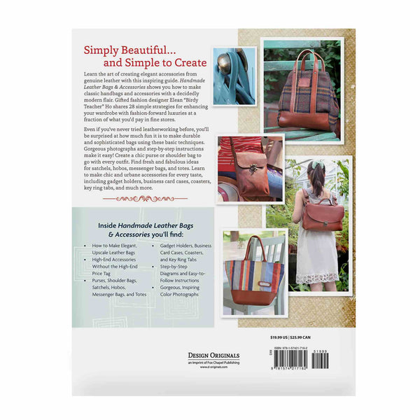 Handmade Leather Bags & Accessories by Elean "Birdy Teacher" Ho