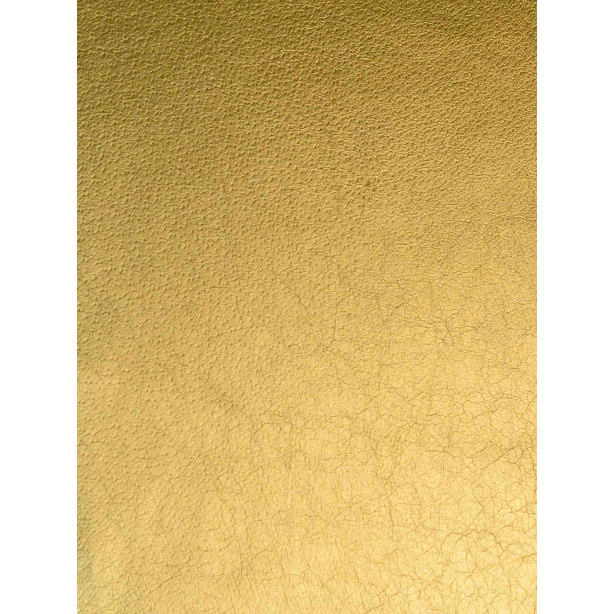 Gold Metallic Foil Leather 