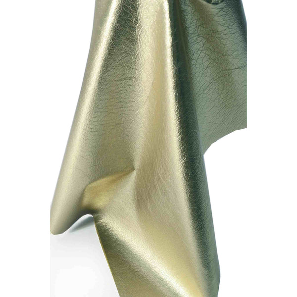 Tin Metallic Foil Leather from Identity Leathercraft