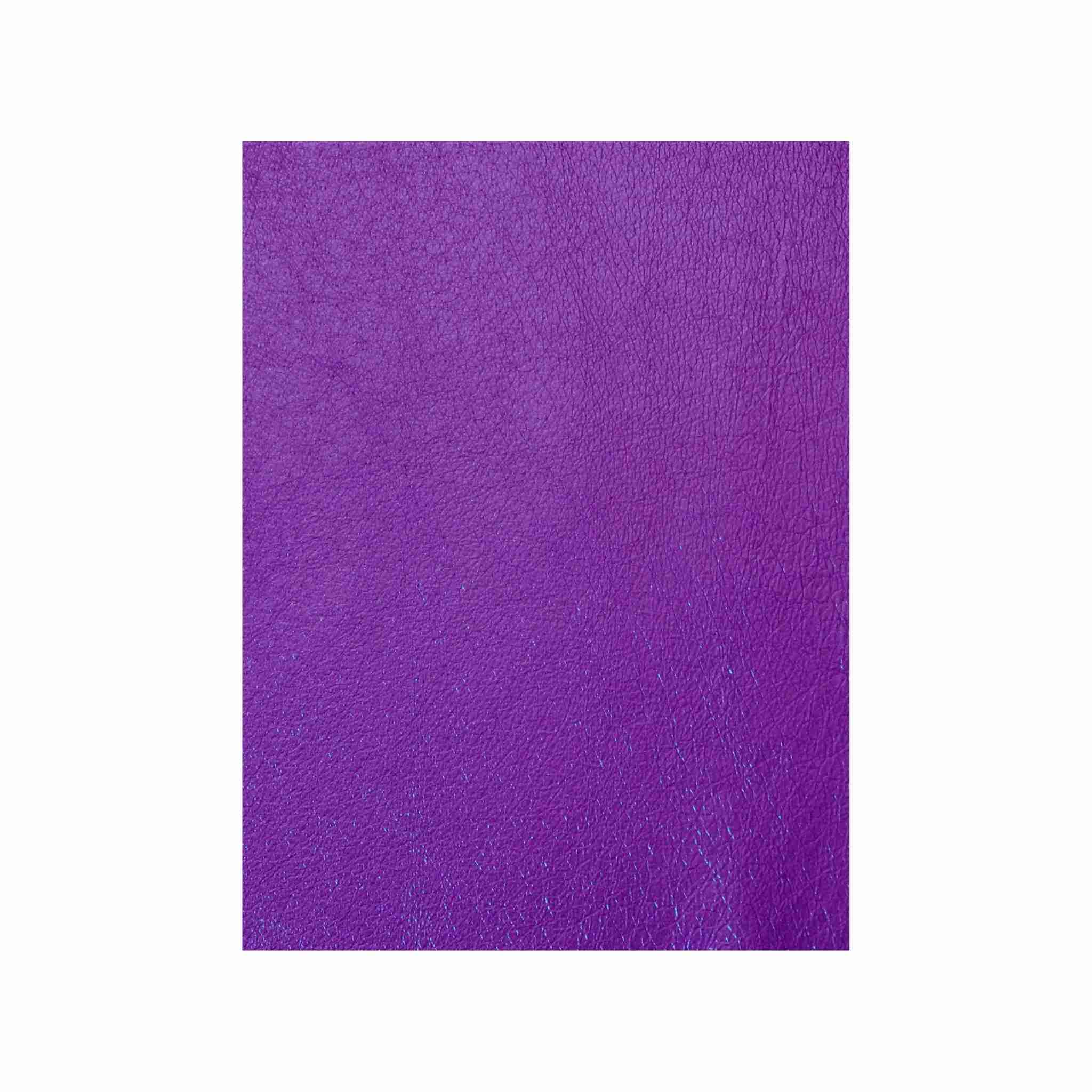 Purple Amethyst Metallic Foil Leather for machine sewing garments, cushions, applique, and more