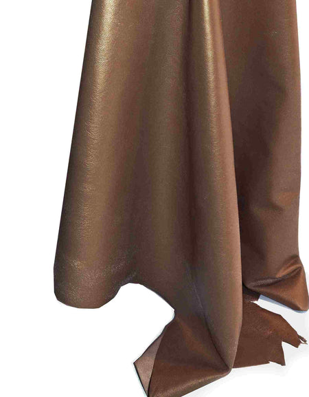 Bronze Pearlised Lamb Clothing Leather from Identity Leathercraft