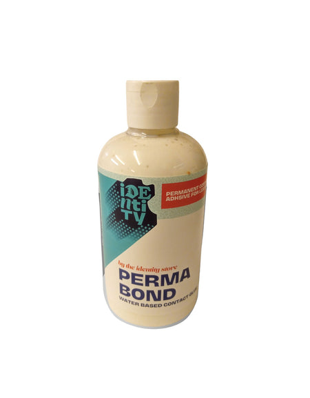 Made in the UK this glue is a high strength, quick drying, leather craft contact glue/cement - ideal for bonding leather to leather, or leather to fabric.