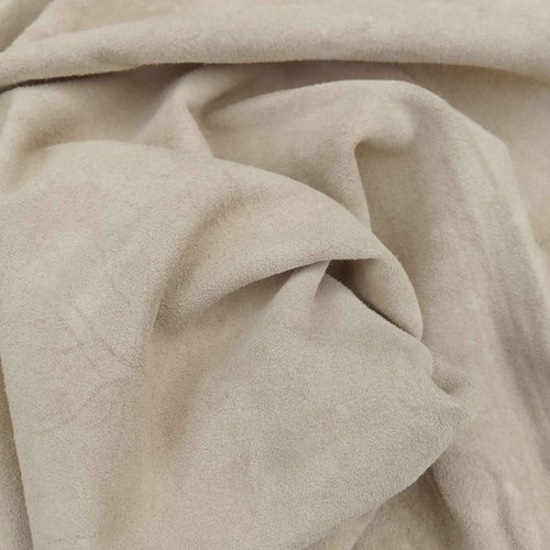Load image into Gallery viewer, super soft beige suede leather
