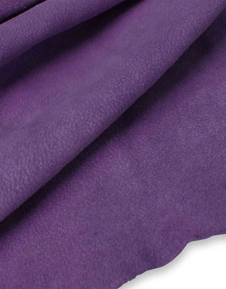 Purple Lightweight Pig Suede from Identity Leathercraft