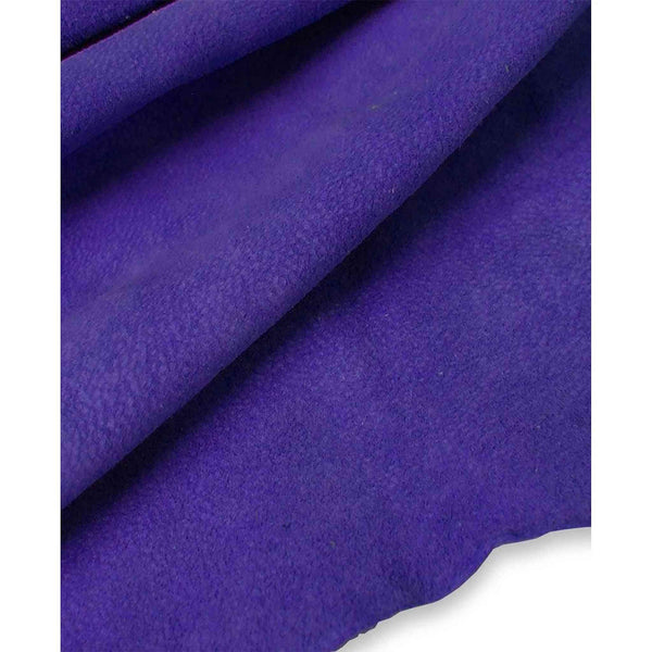 Royal Purple Lightweight Pig Suede from Identity Leathercraft