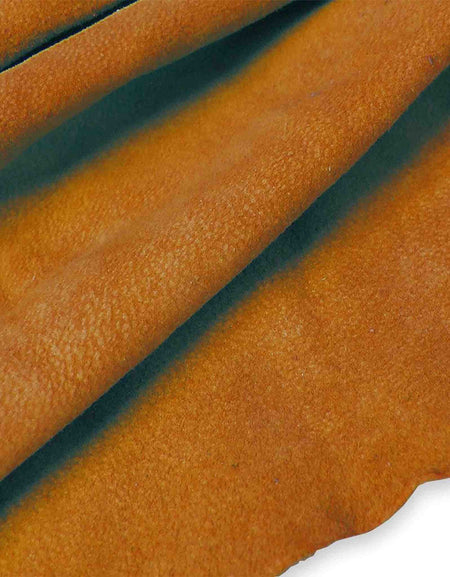 Rust Lightweight Pig Suede from Identity Leathercraft