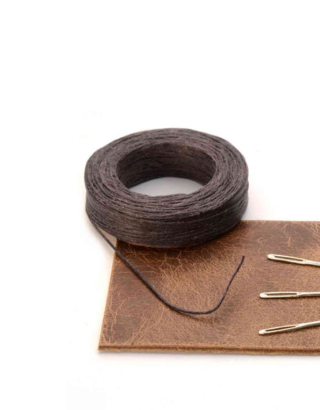 Black Waxed Linen Thread