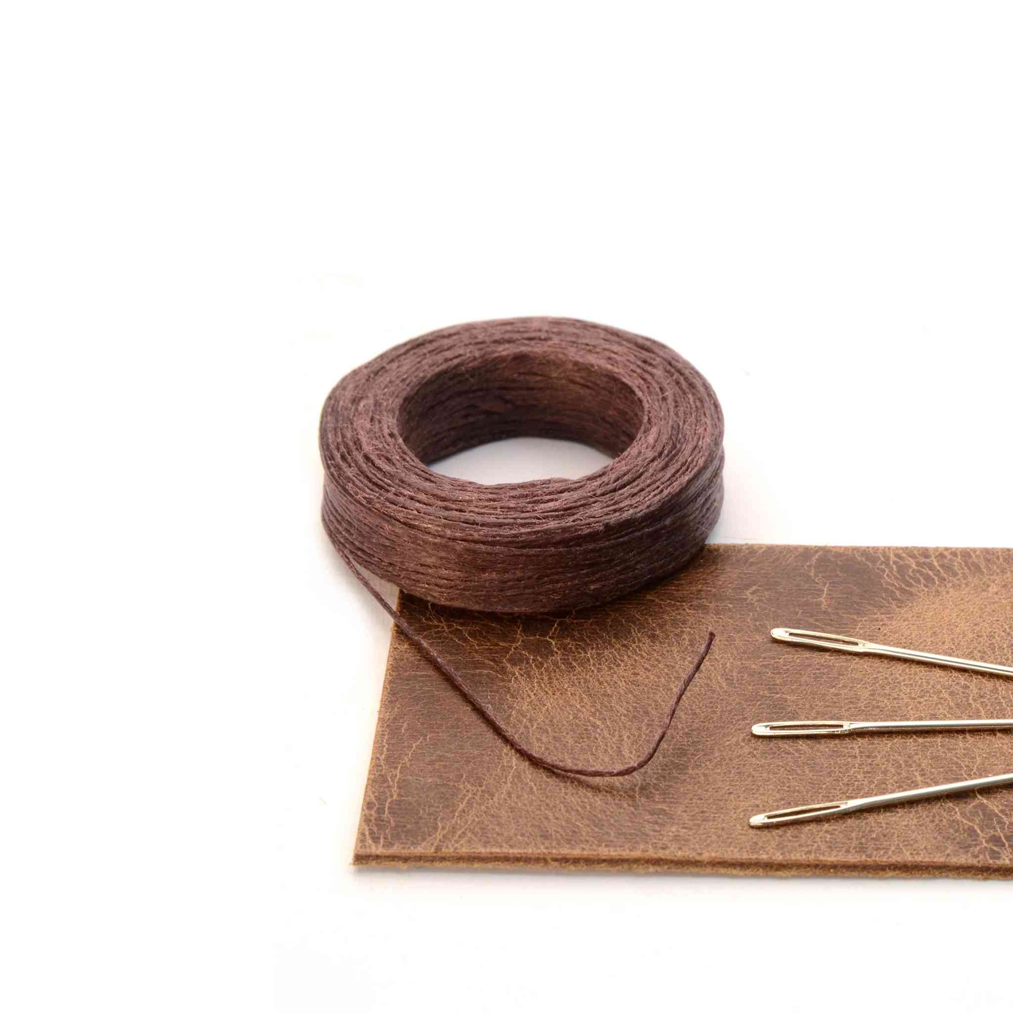 Brown Waxed Linen Thread