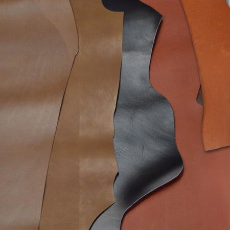 Firm Calf leather, sustainable sourced offcut piece approx. 4sf from Identity Leathercraft