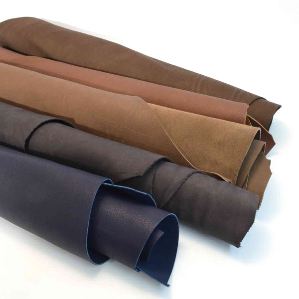 Soft Calf leather remnant piece from Identity Leathercraft, ideal for pouches, repairs, moccasins