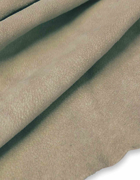 Stone Lightweight Pig Suede from Identity Leathercraft