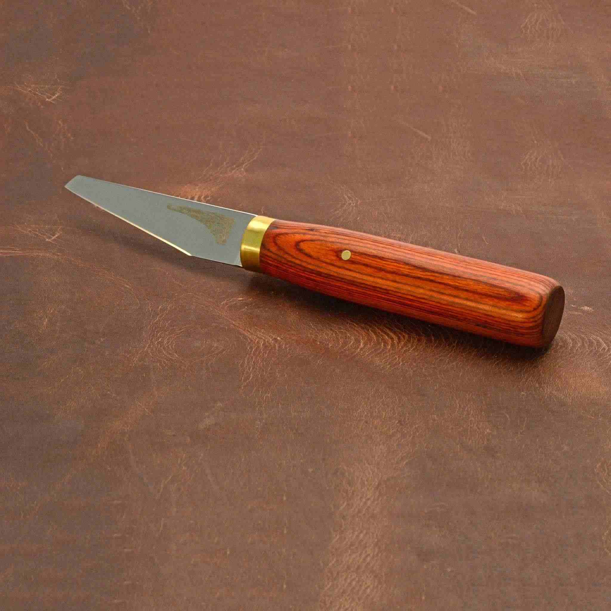 Al Stohlman brand leather trim knife