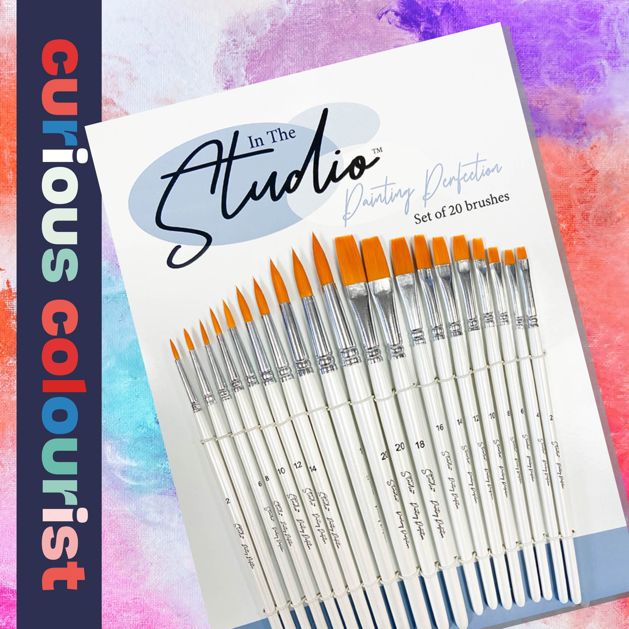 This set of 20 brushes includes 10 flat head brushes and 10 round head brushes to give a broad range of painting options for your leathercraft projects
