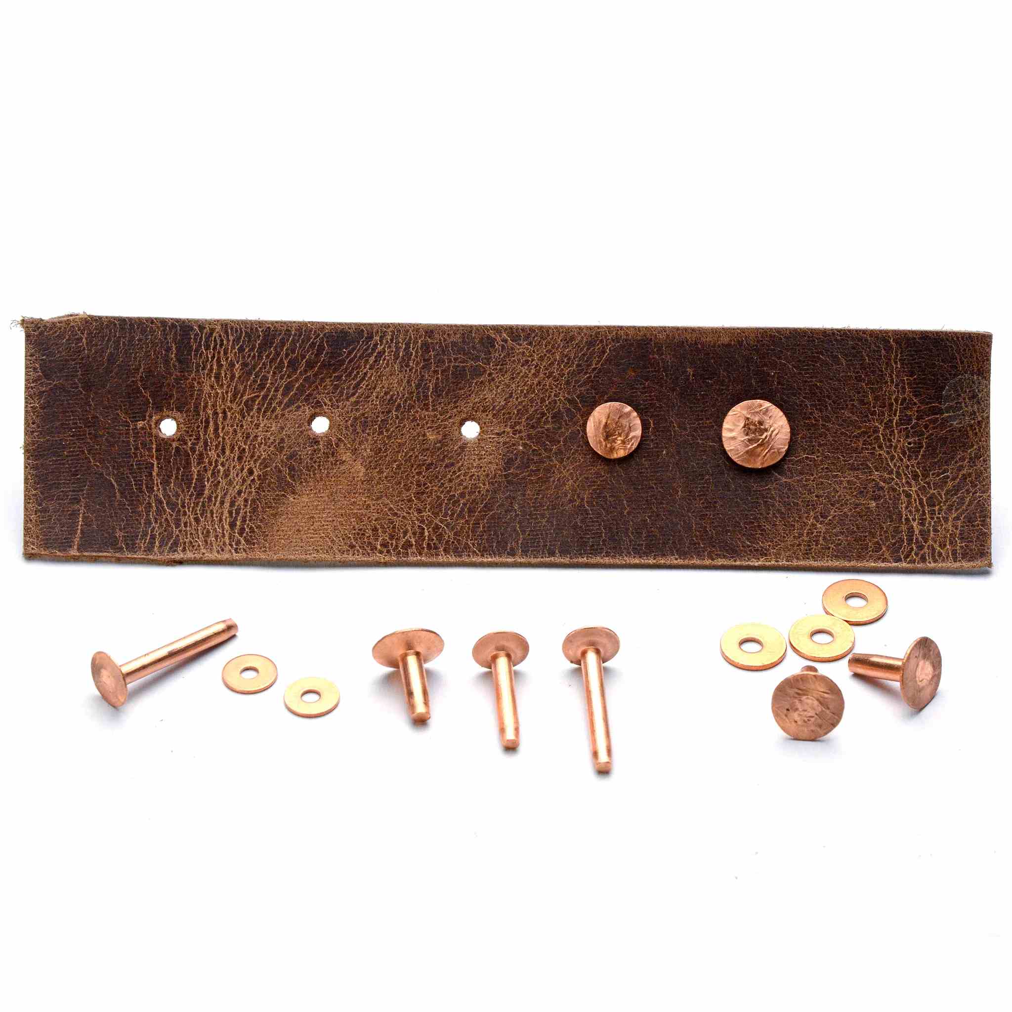 Traditional Copper & Brass Rivets | identityleathercraft