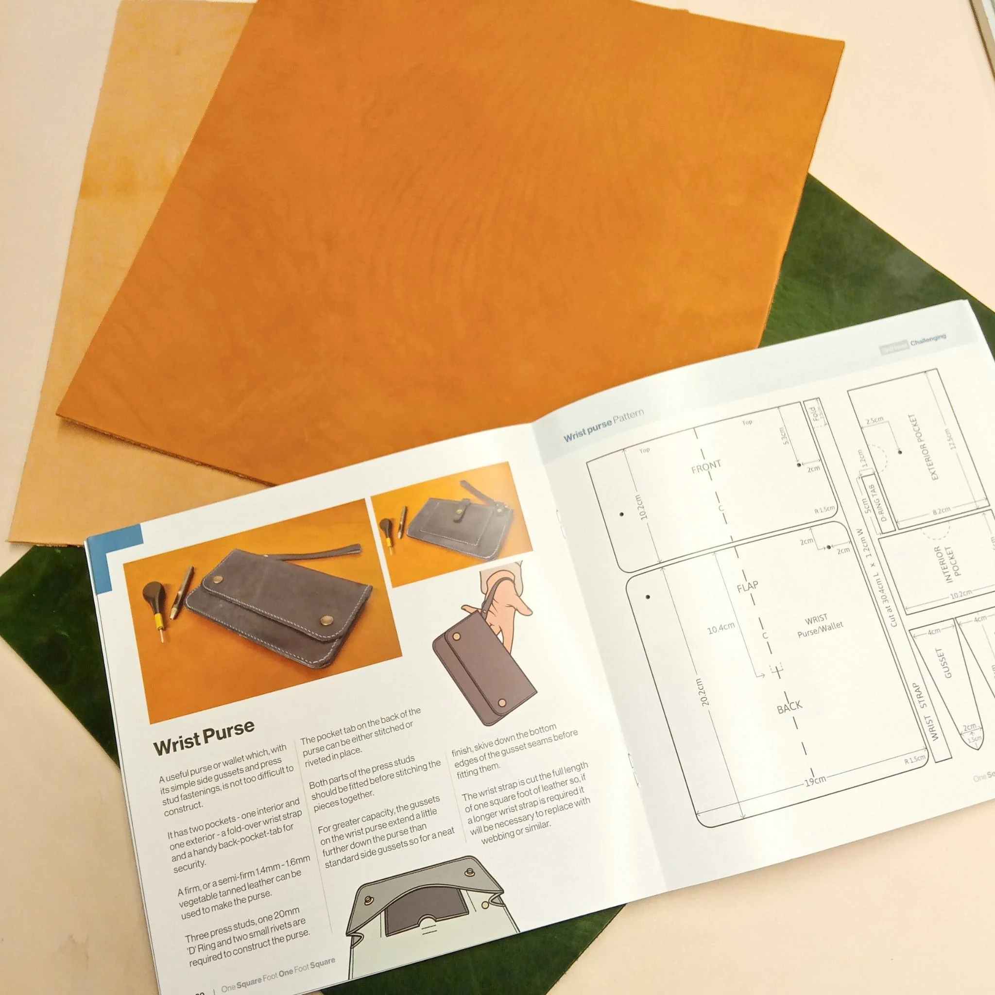 Special edition magazine with lots of leathercraft projects all made from 1sq ft of leather, beautifully illustrated - perfect for beginners and skilled leatherworkers alike