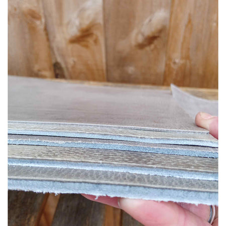 Leather for speedy heat forming into hardened and durable shapes such as knife sheaths, trays and bowls, product or gadget stands, masks and arm braces.